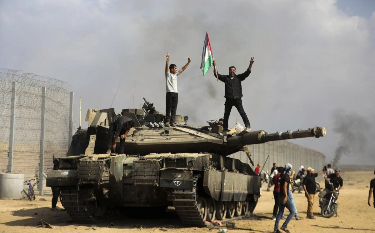 Palestinian_Israeli war declared, Militants enter Gaza1696684888.jpg
